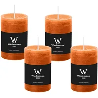 Wiedemann Kerzen Rustik Marble Kerzen 130 x 78 mm rot