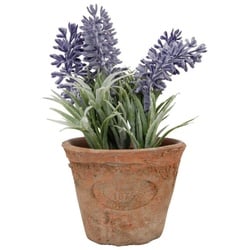 Kunstpflanze, Esschert Design BV, Lavendel im Topf Größe S S Lavendel bunt bunt