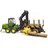 Bruder 02133 - John Deere 1210E Rückezug inkl. Holzgreifer 1:16