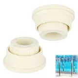 2 Stück Poolleiter Gummipuffer, Poolleiter Zubehör, Poolleiter Ersatzteile, Gummimaterial, Durchmesser 39mm, kann mit Rolltreppen des Kalibers 42mm verbunden werden, für Poolrolltreppen (6×3.9×3.3 cm)