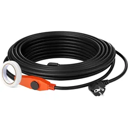 VEVOR Rohrheizkabel 9m 23W/m Rohrbegleitheizung Heizkabel Frostschutz Thermostat