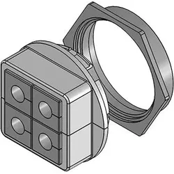 ICOTEK Kabelverschraubung KVT SNAP - 63/4