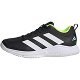 adidas Damen Court Team Bounce 2.0 Shoes-Low (Non Football), core Black/FTWR White/Flash Aqua, 39 1/3 EU