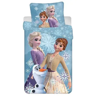 Disney Kinderbettwäsche Frozen, Renforcé, 2 teilig bunt