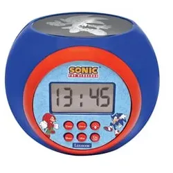 LEXIBOOK Sonic Projektionswecker mit LED Farbwechsel und Timer-Funktion