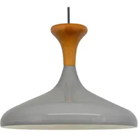 Bamyum Champion 1-flg. 35 cm rund Holz grau