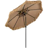 Costway Hawaii Ø 300 cm Braun