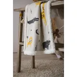 Kaiser Babydecke Zoo Winter in Strickoptik mit kuschelweichem Teddyfleece 80 x 100 cm - Multi Colors