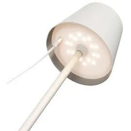 goobay Kabellose LED-Tischleuchte Weiß