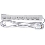 MicroConnect 8-fach Dänische Steckdosenleiste 5m mit Erde ohne ON/OFF