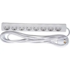 MicroConnect 8-fach Dänische Steckdosenleiste 5m mit Erde ohne ON/OFF