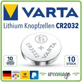 Varta CR2032 Knopfzelle 10 St.