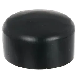 Alberts Pfosten-Kappe  Ø 60 mm, für runde Metallpfosten, Kunststoff, Schwarz