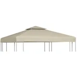 vidaXL Pavillon-Ersatzdach 310 g/m2 3 x 3 m Beige