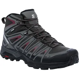 Salomon X Ultra Pioneer Mid Gore-Tex Herren Wander Wasserdichte Schuhe, Alle Wetterbedingungen, Sicherer Fußhalt, Stabil und gedämpft, Peat, 43 1/3