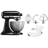 KitchenAid Classic 5K45SS onyx schwarz inkl. Zubehör