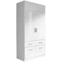 Rauch Kleiderschrank Celle - weiß - Maße cm