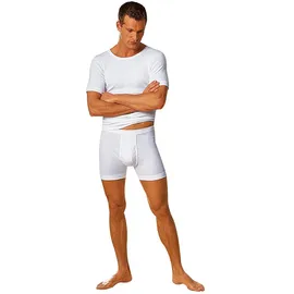 CLIPPER Exclusive Unterhemd 2 Stk. spürbar weich und glatt - in Feinripp, Unterziehshirt, Kurzarm T-Shirt Clipper Exclusive weiß