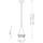 Elstead Lighting Daphne 1-flg. Ø 18,1 cm matt schwarz/natur