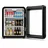 Mini Retro-Getränkekühlschrank (68 l, 670 mm hoch, Schwarz)