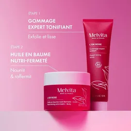 Melvita Körperpflegemittel L'OR ROSE tonisierendes Peeling 150 ml