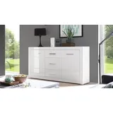 Möbel Akut Sideboard 164 x 97 x 42 cm Weiß