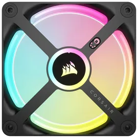 Corsair iCUE LINK QX140 RGB Starter Kit, schwarz, LED-Steuerung, 140mm, 2er-Pack