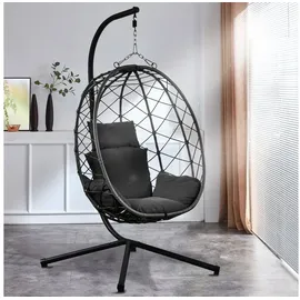 RAMROXX Hängesessel NEW XXL Schwarz/Grau
