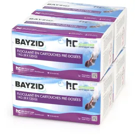 Bayzid 8x 1 kg Flockkartusche für Pools
