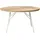 Cinas Ellen Gartentisch Ø 130 x 74 cm Weiß/Teak