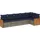 vidaXL Gartensofa-Set 6-tlg. grau