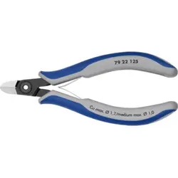 KNIPEX 79 22 125 Präzisions-Elektronik-Seitenschneider brüniert 125 mm