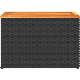 vidaXL Gartentisch 58,9 x 35,8 x 17,1 cm Schwarz