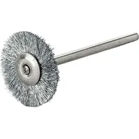 Lessmann Miniatur-Rundbürste Stahldraht 0,10 mm, Bürsten-⌀xBürstenbreite: 22X2 mm