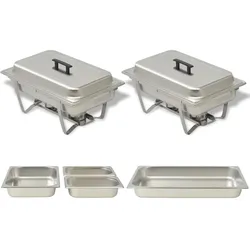 Chafing Dish Set 2-tlg. Edelstahl