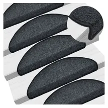 vidaXL Stufenmatten 10 Stk. 65x24x4 cm Anthrazit