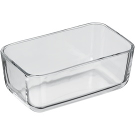 WMF Top Serve Ersatzglas rechteckig 21 x 13 x 8 cm, Ersatzteil für Frischhaltedose, Glasschale eckig, Aufbewahrungsbox Glas, Aufschnittbox Glas