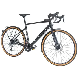 chilliz Gravelbike GL.08 28 Zoll RH 57 cm Unisex schwarz, glänzend