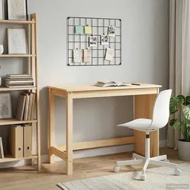 vidaXL Schreibtisch Braun 112 x 50 x 75 cm Massivholz Kiefer