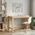 vidaXL Schreibtisch Braun 112 x 50 x 75 cm Massivholz Kiefer