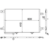 mahle AC 369 000S Kondensator, Klimaanlage für MERCEDES-BENZ A-CLASS (W169) u.a.