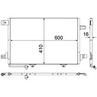 mahle AC 369 000S Kondensator, Klimaanlage für MERCEDES-BENZ A-CLASS (W169) u.a.