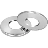 Alvinlite Poolleiter-Rosetten-Abdeckplatte für 4,3 cm Leiter, Rohr, Pool-Handlauf, Ersatz, 2 Stück