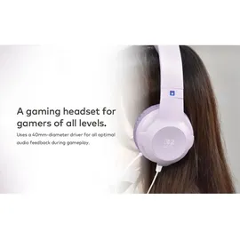 Hori Gaming Headset Cozy Lavender kabelgebunden Gaming, 350 g, Kopfhörer Violett