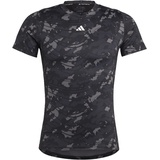 adidas Herren T-Shirt (Short Sleeve) Tf AOP Tee, Black/Print, HS9811, 2XL