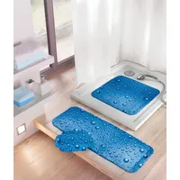 KLEINE WOLKE Duscheinlage Bubble Marineblau