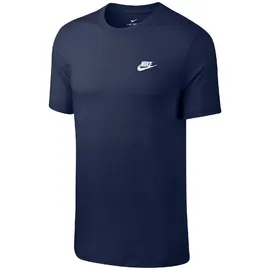 Nike Sportswear Freizeit T-Shirt Herren 410 midnight navy/white L