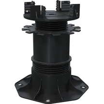 Karle & Rubner Terrassenlager Clip 145-225 cm schwarz