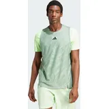 Adidas Tennis Pro Layering T-Shirt Silver Green / Green Spark L