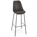 KADIMA DESIGN Barhocker, Anthrazit, 45x115x49 cm, Esszimmer, Barmöbel, Barhocker